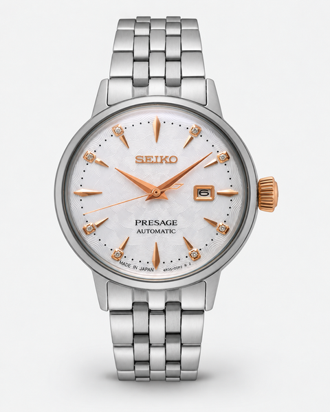 Seiko SRE009J1 Presage Cocktail Time Automatic 30.3 mm Light textured Dial Watch