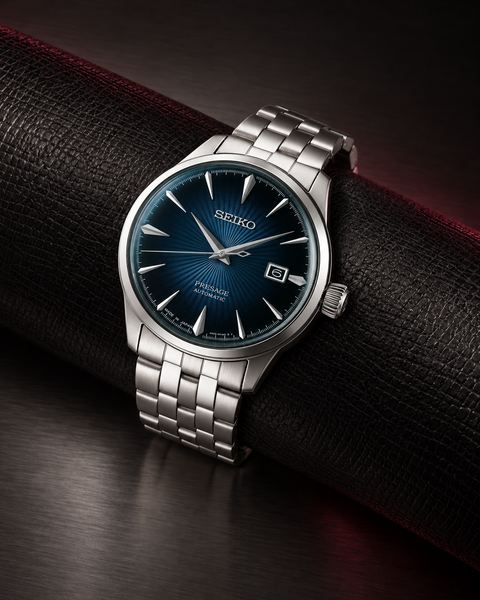 Seiko SRPB41J1 Presage Cocktail Time Automatic 40.5 mm Deep blue sunray / gradation Dial Watch