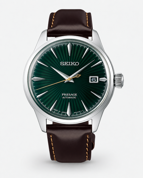 Seiko SRPD37J1 Presage Cocktail Time Automatic 40.5 mm Emerald Green / Green Dial Watch
