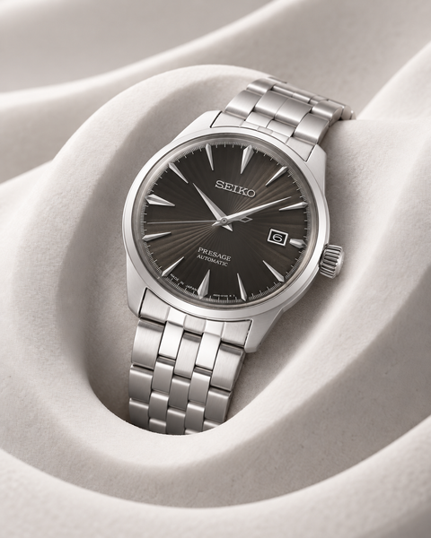 Seiko SRPE17J1 Presage Cocktail Time Automatic 40.5 mm Dark Brown / Black Dial Watch