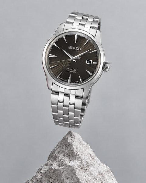 Seiko SRPE17J1 Presage Cocktail Time Automatic 40.5 mm Dark Brown / Black Dial Watch