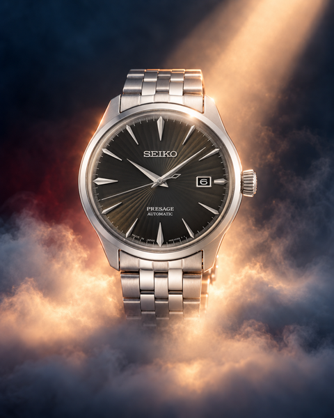 Seiko SRPE17J1 Presage Cocktail Time Automatic 40.5 mm Dark Brown / Black Dial Watch