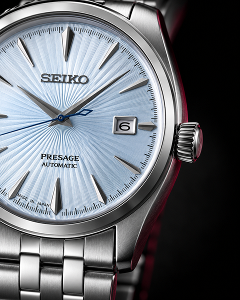 Seiko SRPE19J1 Presage Cocktail Time Automatic 40.5 mm Light Blue Dial Watch