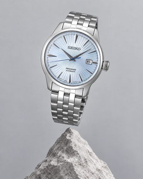 Seiko SRPE19J1 Presage Cocktail Time Automatic 40.5 mm Light Blue Dial Watch