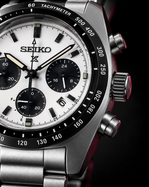 Seiko SSC813 Prospex Speedtimer Solar Chronograph 39.0 mm White Dial Watch