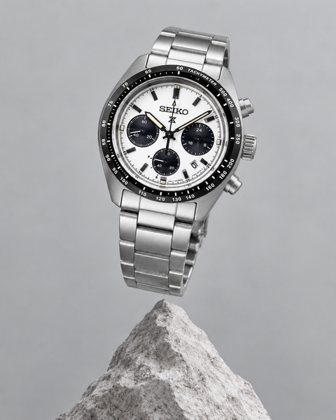 Seiko SSC813 Prospex Speedtimer Solar Chronograph 39.0 mm White Dial Watch