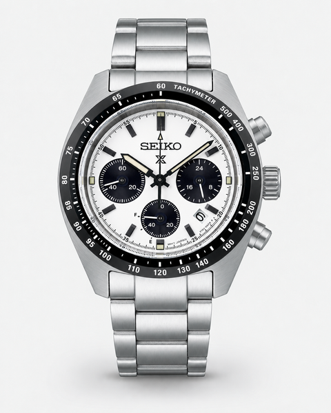 Seiko SSC813 Prospex Speedtimer Solar Chronograph 39.0 mm White Dial Watch