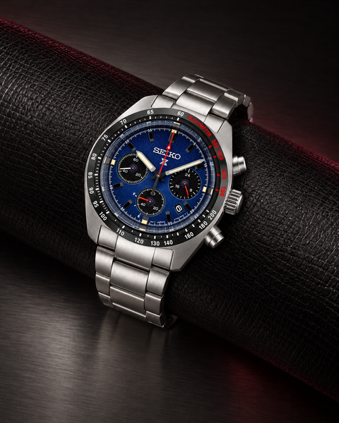 Seiko SSC815 Prospex Speedtimer Solar Chronograph 39.0 mm Navy Blue Dial Watch