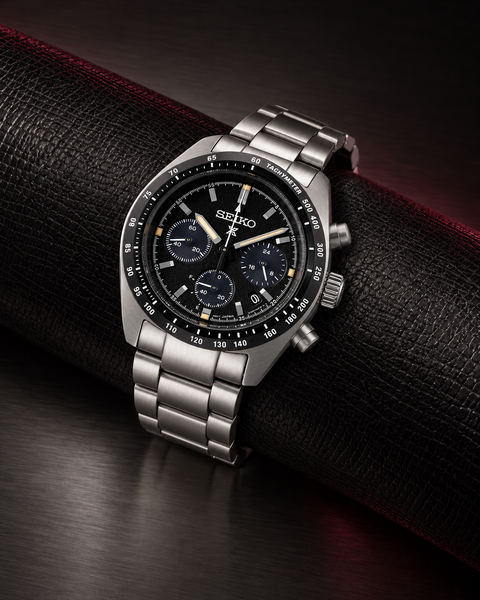 Seiko SSC819 Prospex Speedtimer Solar Chronograph 39.0 mm Black Dial Watch
