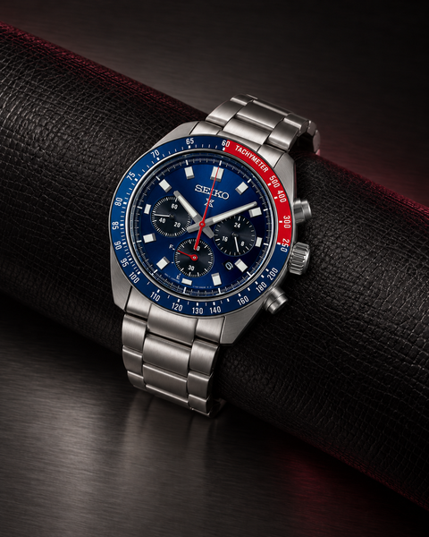 Seiko SSC913 Prospex Speedtimer Solar Chronograph 41.4 mm Blue Dial Watch