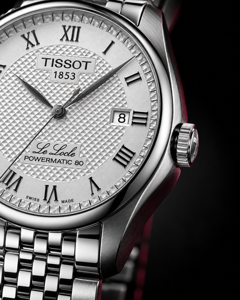 Tissot T006.407.11.033.00 Le Locle Powermatic 80 Automatic 39.3 mm Silver Dial Watch