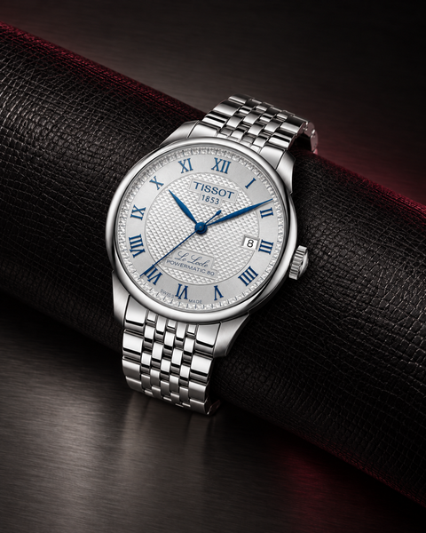Tissot T006.407.11.033.03 Le Locle 20th Anniversary Powermatic 80 Automatic 39.3 mm Silver with blue details Dial Watch