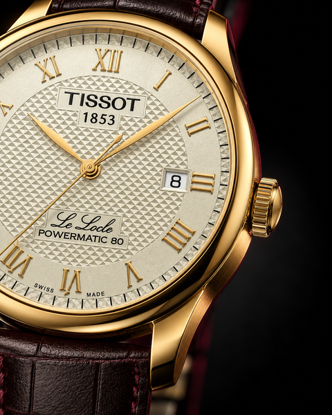 Tissot T006.407.36.263.00 Le Locle Powermatic 80 Automatic 39.3 mm Champagne Dial Watch