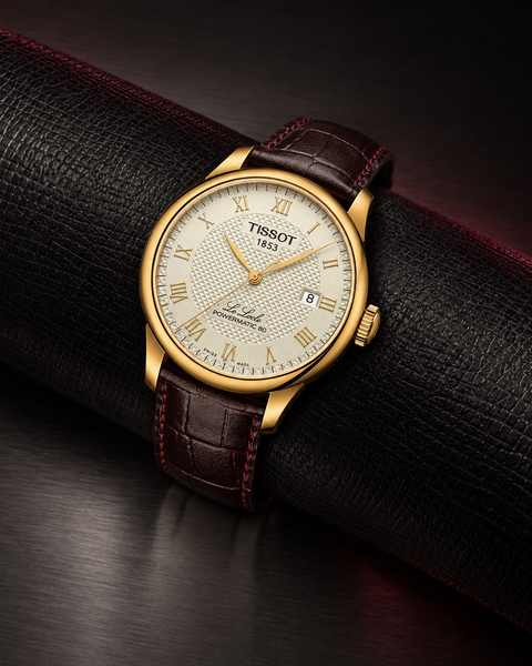 Tissot T006.407.36.263.00 Le Locle Powermatic 80 Automatic 39.3 mm Champagne Dial Watch