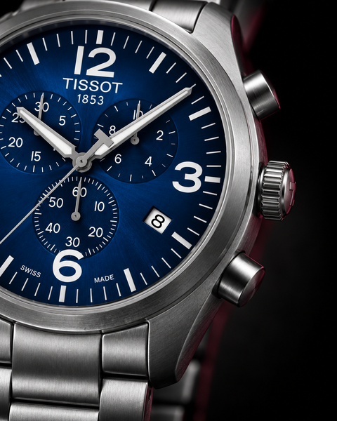 Tissot T116.617.11.047.00 Chrono XL Classic Quartz 45 mm Blue Dial Watch