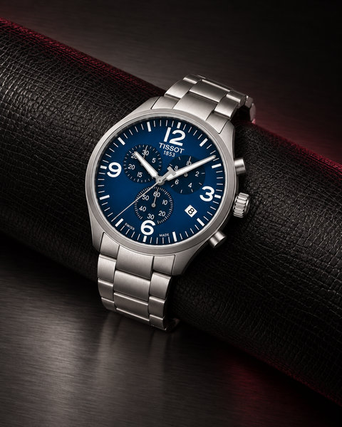 Tissot T116.617.11.047.00 Chrono XL Classic Quartz 45 mm Blue Dial Watch