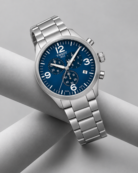 Tissot T116.617.11.047.00 Chrono XL Classic Quartz 45 mm Blue Dial Watch