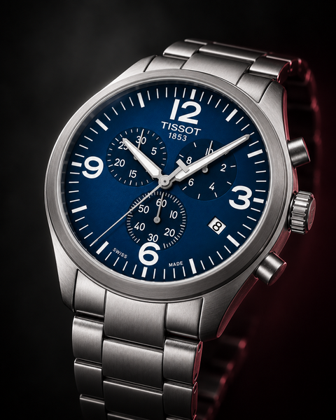 Tissot T116.617.11.047.00 Chrono XL Classic Quartz 45 mm Blue Dial Watch