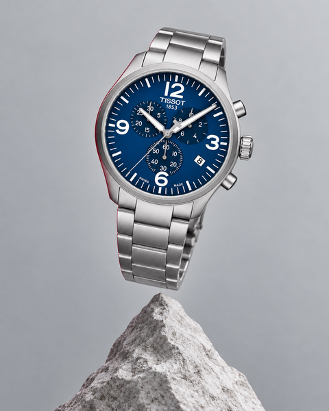 Tissot T116.617.11.047.00 Chrono XL Classic Quartz 45 mm Blue Dial Watch