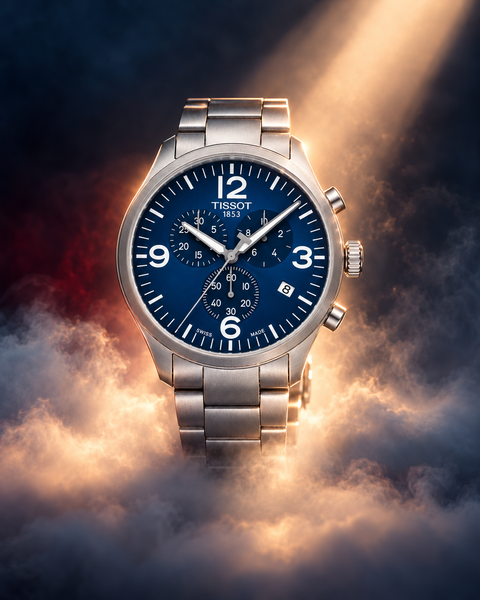 Tissot T116.617.11.047.00 Chrono XL Classic Quartz 45 mm Blue Dial Watch