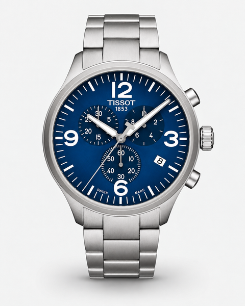Tissot T116.617.11.047.00 Chrono XL Classic Quartz 45 mm Blue Dial Watch