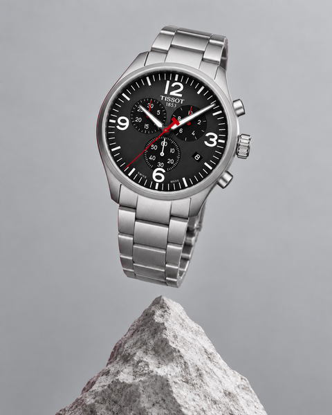 Tissot T116.617.11.057.00 Chrono XL Classic Quartz 45 mm Black Dial Watch