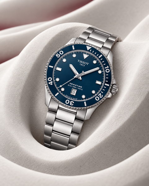 Tissot T120.410.11.041.00 Seastar 1000 Quartz 40 mm Blue Dial Watch