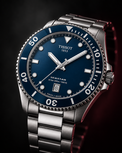 Tissot T120.410.11.041.00 Seastar 1000 Quartz 40 mm Blue Dial Watch