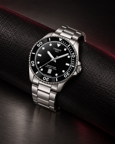 Tissot T120.410.11.051.00 Seastar 1000 Quartz 40 mm Black Dial Watch