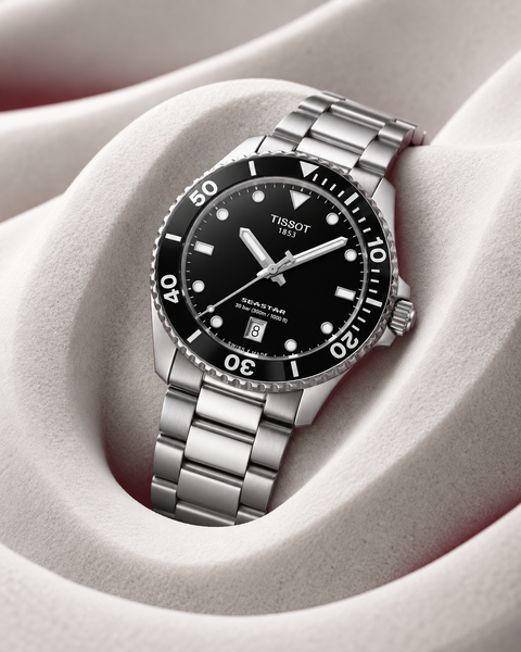 Tissot T120.410.11.051.00 Seastar 1000 Quartz 40 mm Black Dial Watch