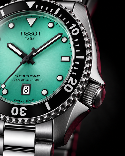 Tissot T120.410.11.091.00 Seastar 1000 Quartz 40 mm Turquoise Dial Watch