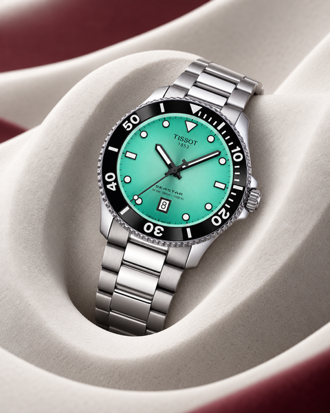 Tissot T120.410.11.091.00 Seastar 1000 Quartz 40 mm Turquoise Dial Watch