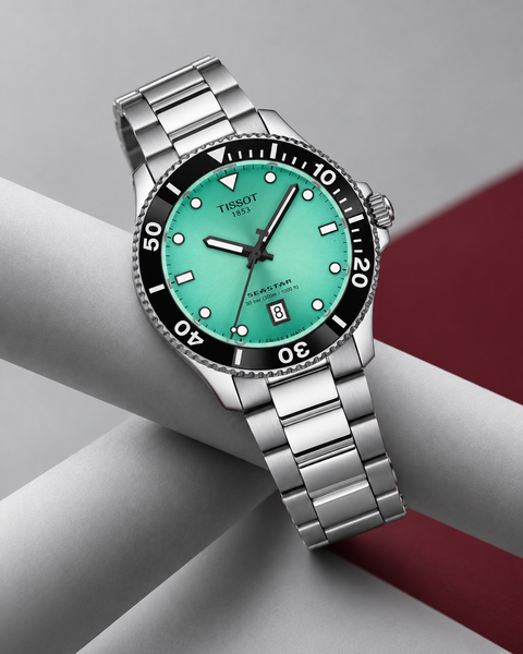 Tissot T120.410.11.091.00 Seastar 1000 Quartz 40 mm Turquoise Dial Watch