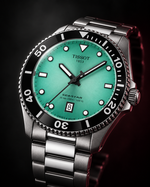 Tissot T120.410.11.091.00 Seastar 1000 Quartz 40 mm Turquoise Dial Watch