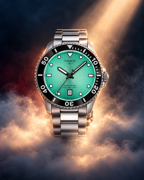 Tissot T120.410.11.091.00 Seastar 1000 Quartz 40 mm Turquoise Dial Watch
