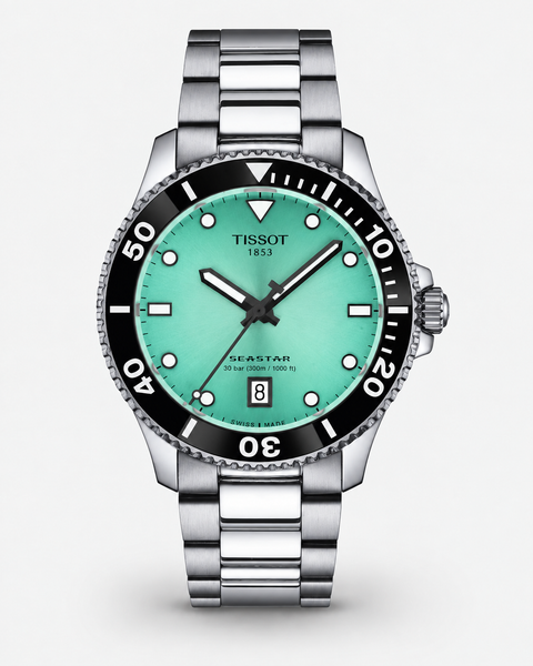 Tissot T120.410.11.091.00 Seastar 1000 Quartz 40 mm Turquoise Dial Watch