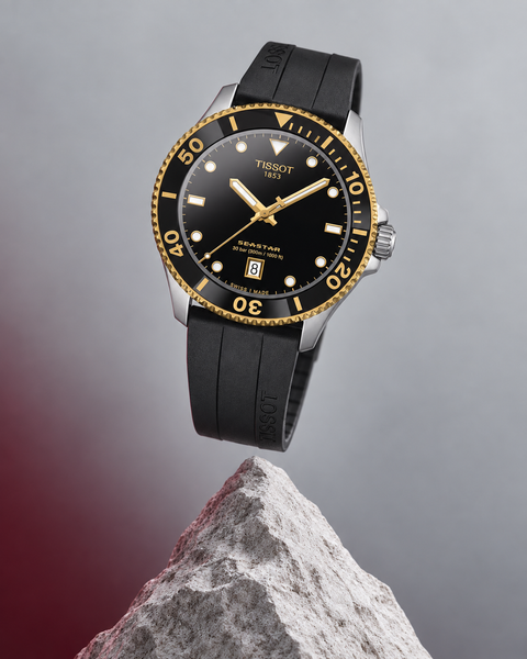 Tissot T120.410.27.051.00 Seastar 1000 Quartz 40 mm Black Dial Watch