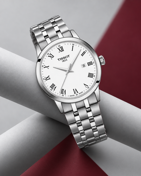 Tissot T129.410.11.013.00 Classic Dream Quartz 42 mm White Dial Watch