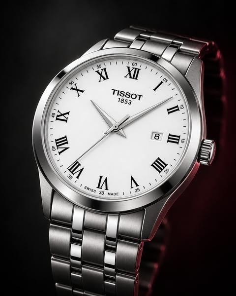 Tissot T129.410.11.013.00 Classic Dream Quartz 42 mm White Dial Watch
