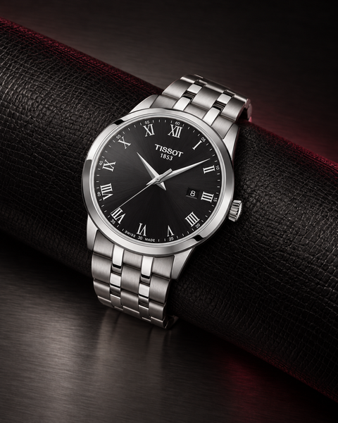 Tissot T129.410.11.053.00 Classic Dream Quartz 42 mm Black Dial Watch