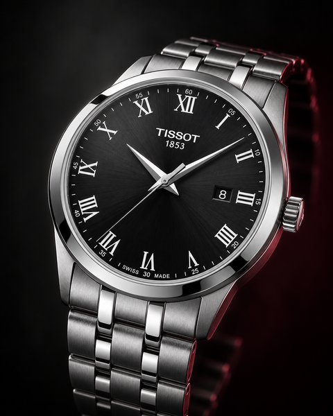 Tissot T129.410.11.053.00 Classic Dream Quartz 42 mm Black Dial Watch