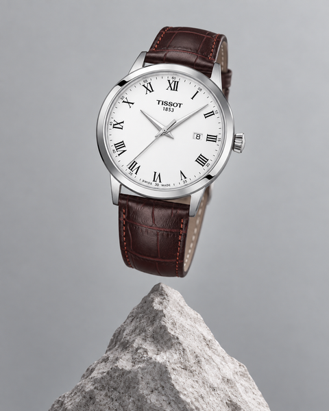 Tissot T129.410.16.013.00 Classic Dream Quartz 42 mm White Dial Watch