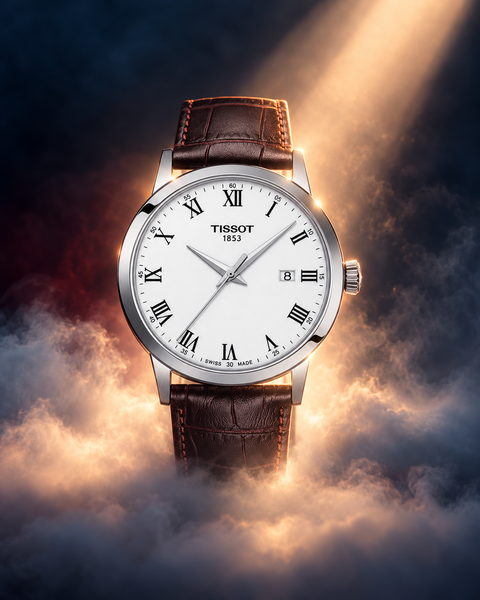 Tissot T129.410.16.013.00 Classic Dream Quartz 42 mm White Dial Watch