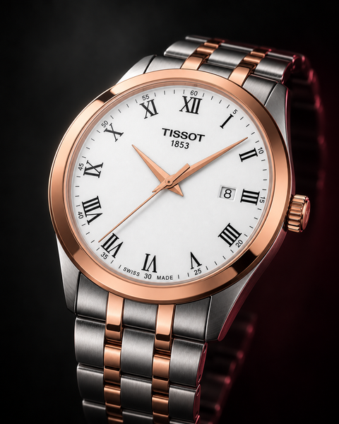 Tissot T129.410.22.013.00 Classic Dream Quartz 42 mm White Dial Watch