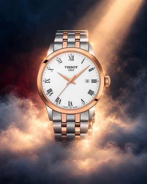 Tissot T129.410.22.013.00 Classic Dream Quartz 42 mm White Dial Watch