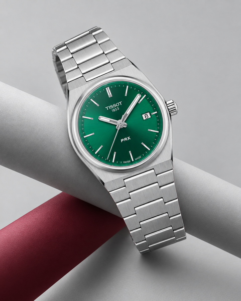 Tissot T137.210.11.081.00 PRX Quartz 35 mm Green Dial Watch