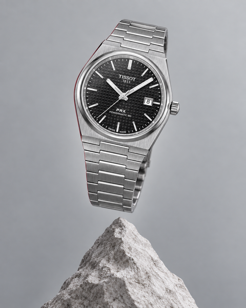 Tissot T137.407.11.051.00 PRX Powermatic 80 Automatic 40 mm Black Dial Watch