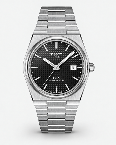 Tissot T137.407.11.051.00 PRX Powermatic 80 Automatic 40 mm Black Dial Watch