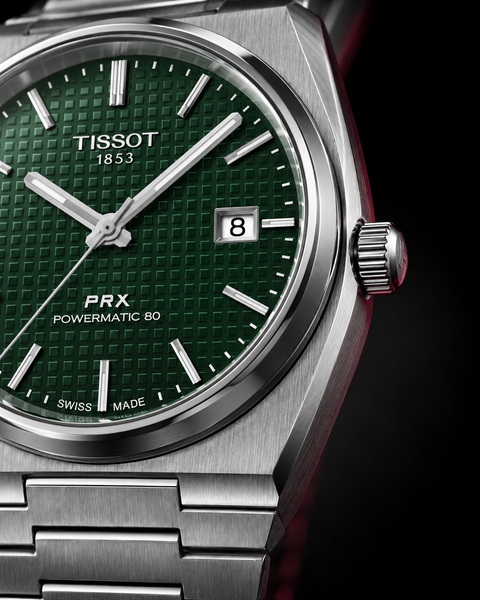 Tissot T137.407.11.091.00 PRX Powermatic 80 Automatic 40 mm Green Dial Watch