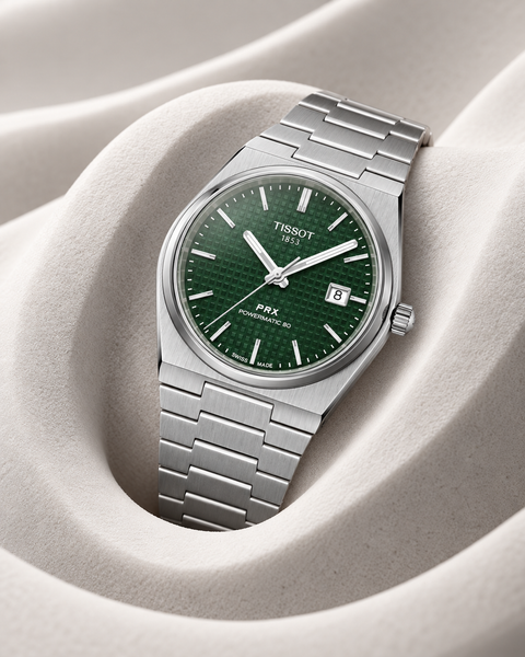 Tissot T137.407.11.091.00 PRX Powermatic 80 Automatic 40 mm Green Dial Watch